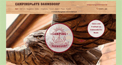 Desktop Screenshot of campingplatzdahmsdorf.de